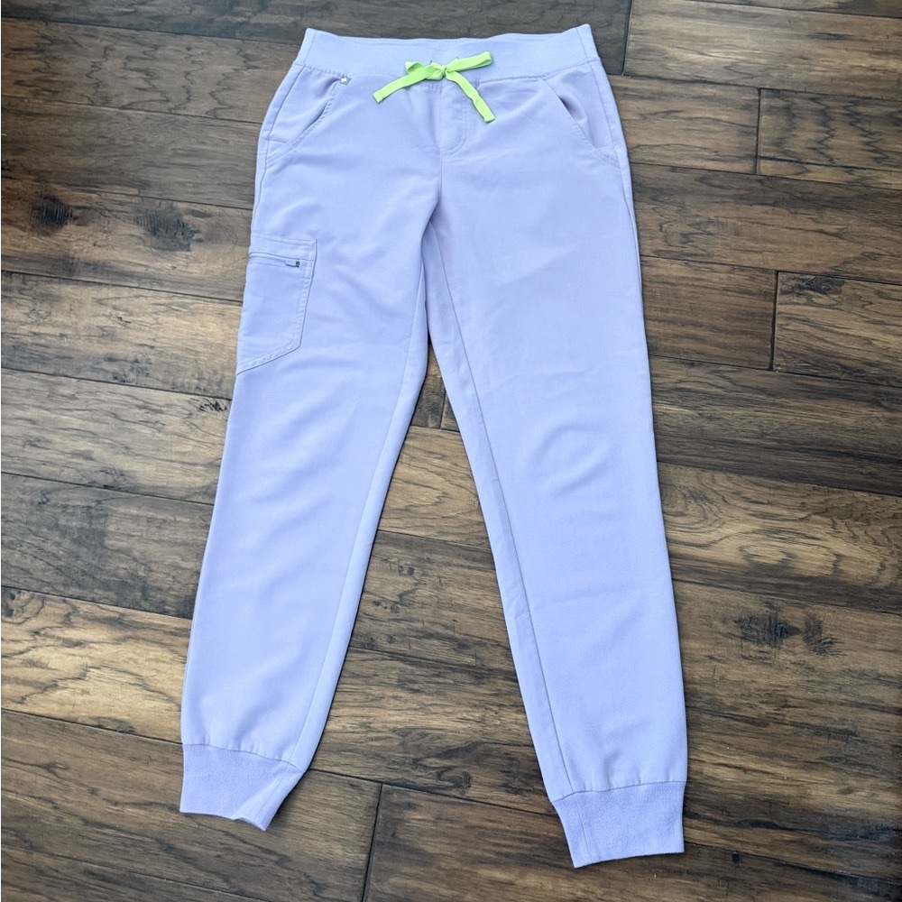 Figs Zamora Jogger Scrub Pants Lavender Dew Small